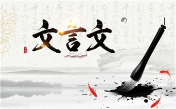 文言文的心得体会8篇